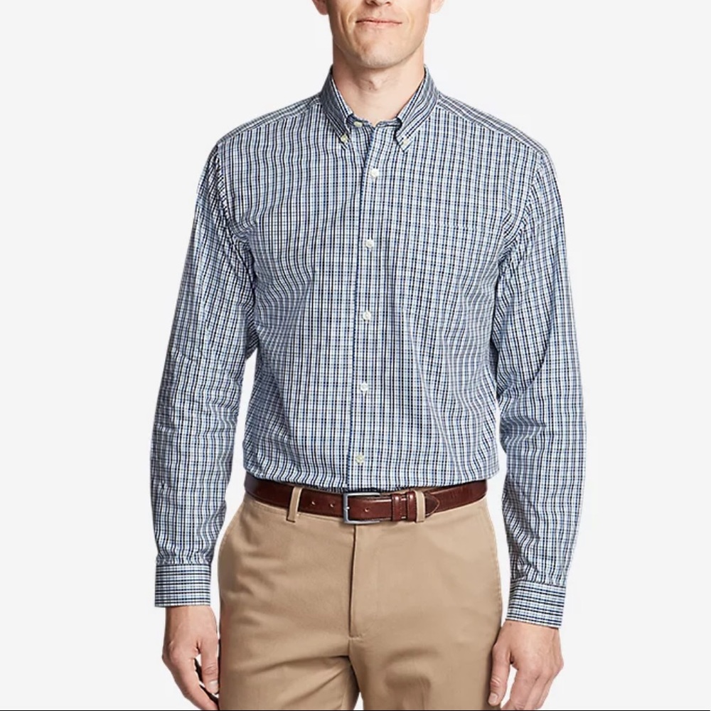 Eddie Bauer Wrinkle Free Slim Fit